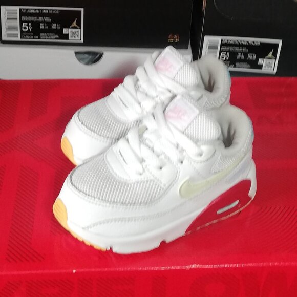 NIKE AIR MAX 90S KIDS US SIZE 7C " CUSTOMIZED" GREAT CONDITION "USED ITEM" - Picture 2 of 9